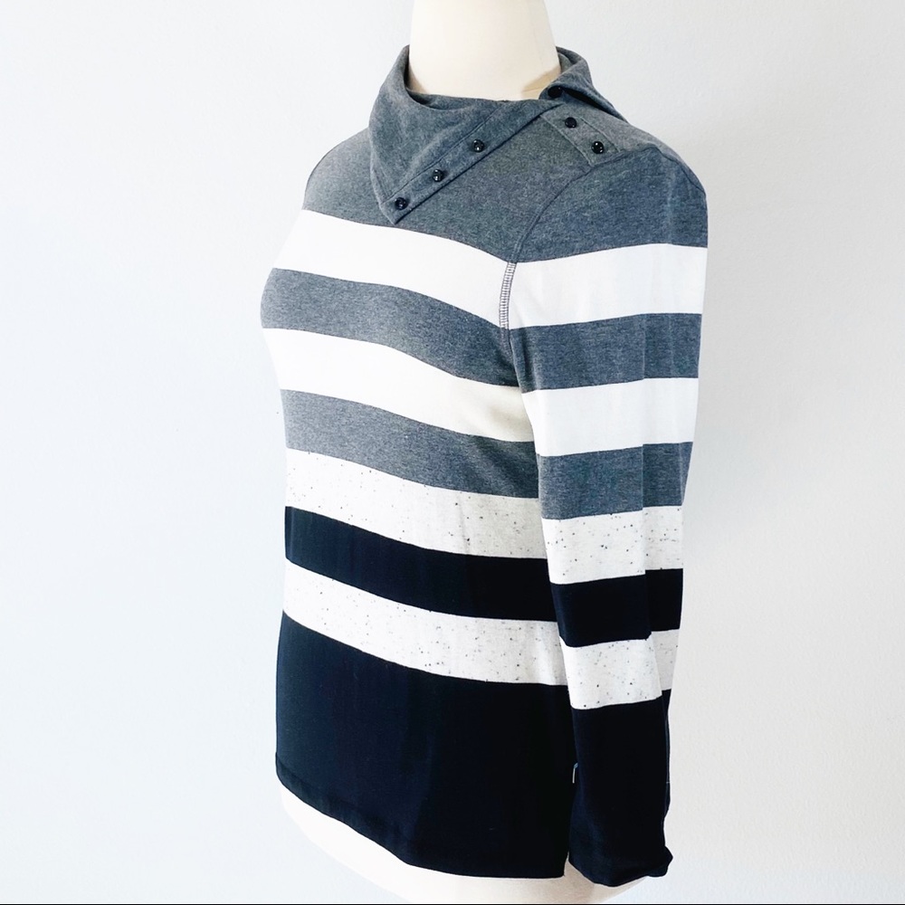 T by Talbots striped top LP